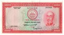 Portugiesisches Guinea 1000 Escudos Honorio Barreto