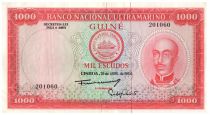 Portuguese Guinea 1000 Escudos Honorio Barreto