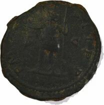 Postumus - Double Sesterce, Soldier left - 264 / 267