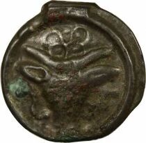 Potin with Bucranium - Ist Century BC
