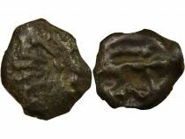 Potin with Indian Head & Boar - 100 / 52 BC