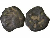 Potin with Indian Head & Boar - 100 / 52 BC