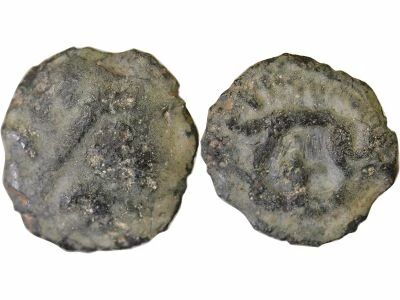 Potin with Indian Head- 75 / 50 BC