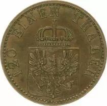 Preu&szlig;en 3 Pfennig Wilhelm I - 1870 A