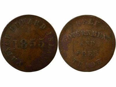 Prince Edward Island - 1/2 Penny - 1855