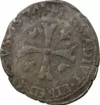 Principado de Domba PRINCIPALITE OF THE DOMBES, LOUIS II OF MONTPENSIER - DOUZAIN 1574 TREVOUX