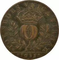 Principality of the Dombes Anne Marie Louis of Orleans - Copper Token - 1635