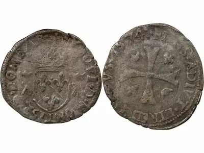 Principality of the Dombes PRINCIPALITE OF THE DOMBES, LOUIS II OF MONTPENSIER - DOUZAIN 1574 TREVOUX