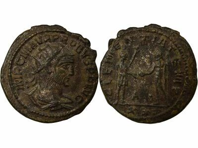 Probus - Antoninianus, Emperor & Jupiter - 280 Antioch