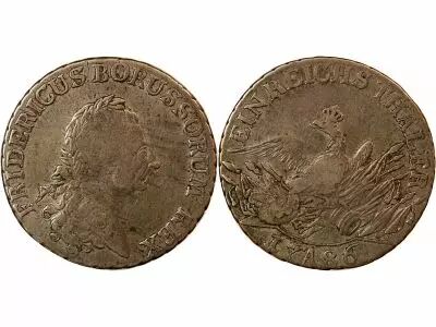 Prussia Prusse, Friedrich II - Thaler Argent 1786 A Berlin