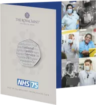 Regno Unito  75 years of the National Health Service - 50 Pence 2023 BU