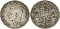 Regno Unito 1/2 Crown Georges VI - 1941 - VF - KM.856 - Silver