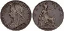 Regno Unito 1 Farthing 1896 - Britannia, Victoria