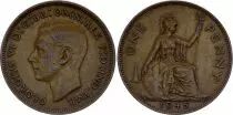 Regno Unito 1 Penny  - George VI - 1945 Bronze