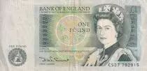 Regno Unito 1 Pound - Queen Elizabeth II - Isaac Newton - ND (1981-1984) - P.377b