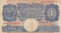 Regno Unito 1 Pound Britannia - Serial J66H - Sign Peppiatt
