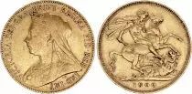 Regno Unito 1 Souverain - Queen Victoria - Gold - 1900