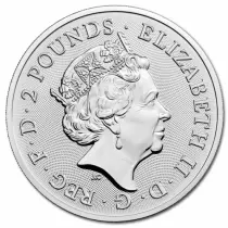 Regno Unito 2 Pounds - 1 oz Silver - Little John - 2022