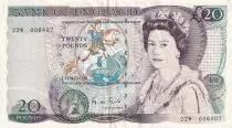 Regno Unito 20 Dollars -  Elizabeth II - William Shakespeare - ND (1988-1991) - P.380e