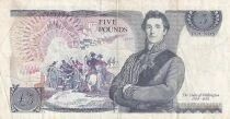 Regno Unito 5 Pounds - Elizabeth II - ND (1971-1991) - RB Series