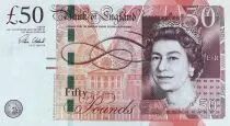 Regno Unito 50 Pounds Elizabeth II - M. Boulton - James Watt - 2010 (2011) - P.393b - Serial AK