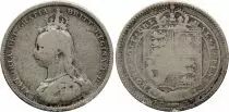 Regno Unito 6 Pence 1887 - Victoria Jubilee effigy