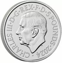 Regno Unito James Bond movies in the 90\'s - 5 Pounds 2024 BU