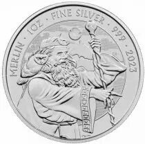Regno Unito Merlin - 1 Ounce Silver 2023