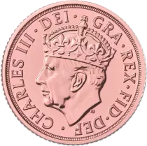 Regno Unito SOUVERAIN OR 2023 - Charles III to the crown