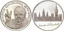 Regno Unito Winston Churchill - 1874-1965 - Silver