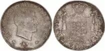 Reino de Napol&eacute;on 5 lire Napoleon I 1808 M Milan - Silver - KM.10