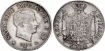 Reino de Napol&eacute;on 5 lire Napoleon I 1809 M Milan - Silver - KM.10