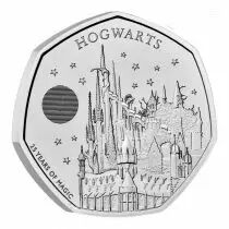 Reino Unido  Hogwarts Castle - 25 years of Harry Potter and the Philosopher\'s Stone - 50 Pence 2023 BU