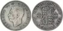 Reino Unido 1/2 Crown Georges VI - 1939 - VF - KM.856 - Silver