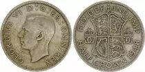 Reino Unido 1/2 Crown Georges VI - 1948 - VF - KM.866