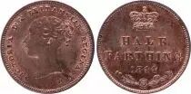 Reino Unido 1/2 Farthing Victoria - 1844