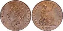 Reino Unido 1/2 Penny, George IV - 1826 - XF