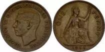 Reino Unido 1 Penny  - George VI - 1944 Bronze