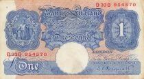 Reino Unido 1 Pound - Britannia - ND (1940-1948) - P.367