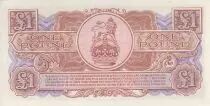 Reino Unido 1 Pound - British Armed Forces - 3rd Series - 1956 - Serial E