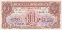 Reino Unido 1 Pound - British Military Authority - 1956