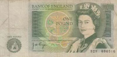 Reino Unido 1 Pound - Elizabeth II - 1981 - 32Y Series