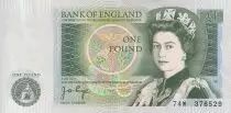 Reino Unido 1 Pound - Queen Elizabeth II - Isaac Newton - ND (1978-1980) - P.377a