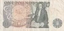 Reino Unido 1 Pound - Queen Elizabeth II - Isaac Newton - ND (1978-1980) - P.377a