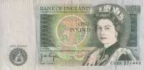 Reino Unido 1 Pound - Queen Elizabeth II - Isaac Newton - ND (1978-1980) - P.377a