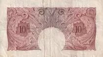 Reino Unido 10 Shillings - Britannia - ND (1949-1955) - Serial Y - P.368b