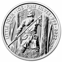 Reino Unido 2 Pounds - 1 oz Silver - Little John - 2022