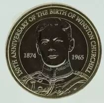 Reino Unido 2 Pounds - Charles III - Sir Winston Churchill - 2024