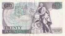 Reino Unido 20 Dollars -  Elizabeth II - William Shakespeare - ND (1988-1991) - P.380e