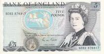 Reino Unido 5 Pounds - Elizabeth II - Duke of Wellington - 1973 - XF - P.378g